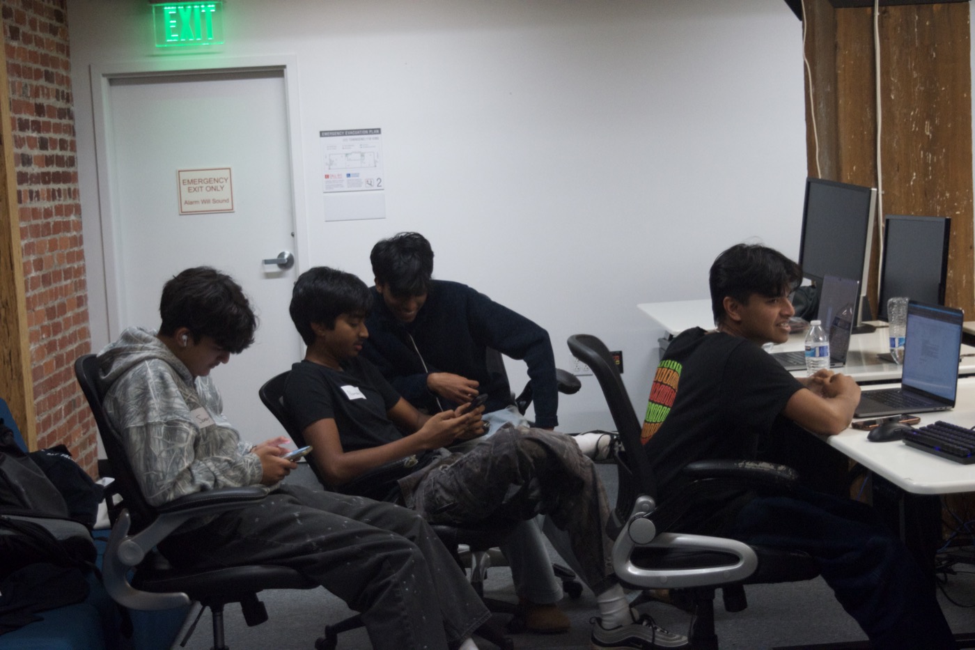Students collaborating